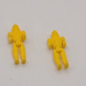 Vintage Multimac space Figure Space Driver Pilot Yellow LOT OF 2